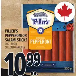 Metro PILLER'S PEPPERONI OR SALAMI STICKS offer