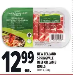 Metro NEW ZEALAND SPRINGVALE BEEF OR LAMB ROLLS offer