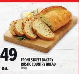 Metro FRONT STREET BAKERY RUSTIC COUNTRY BREAD offer