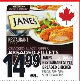 Metro JANES RESTAURANT STYLE BREADED CHICKEN offer