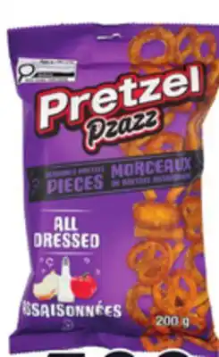 Metro PRETZEL PZAZZ SNACKS offer