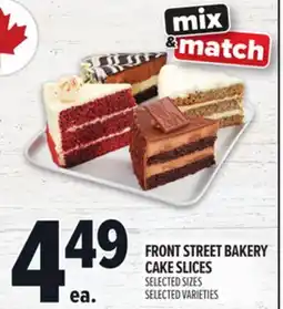 Metro FRONT STREET BAKERY CAKE SLICES offer