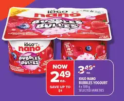 Metro IÖGO NANO BUBBLES YOGOURT offer