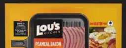 Metro LOU'S KITCHEN PEAMEAL BACON OR DOUBLE SMOKED BACK BACON offer