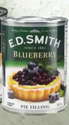 Metro E.D.SMITH PIE FILLING offer