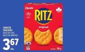Metro CHRISTIE CRACKERS offer