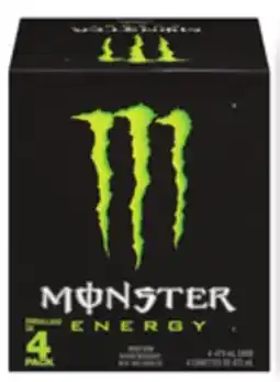 Metro MONSTER ENERGY DRINKS offer