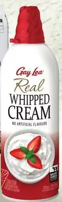 Metro GAY LEA WHIPPED CREAM offer