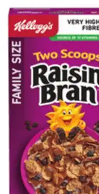 Metro KELLOGG'S FAMILY SIZE CEREAL offer