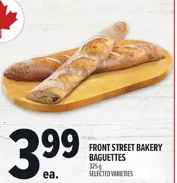 Metro FRONT STREET BAKERY BAGUETTES offer