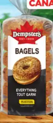 Metro VILLAGGIO ITALIAN STYLE BREADS, BUNS, DEMPSTER'S WHOLE GRAIN BREADS OR BAGELS offer