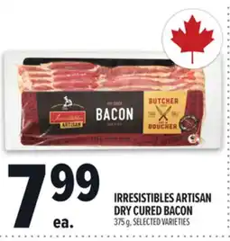 Metro IRRESISTIBLES ARTISAN DRY CURED BACON offer