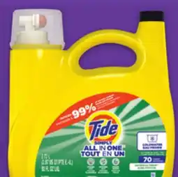 Metro TIDE SIMPLY LAUNDRY DETERGENT, DOWNY FABRIC SOFTENER, BOUNTY OR CHARMIN BATHROOM TISSUE offer