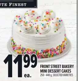 Metro FRONT STREET BAKERY MINI DESSERT CAKES offer