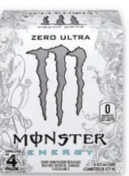 Metro MONSTER ENERGY DRINKS offer