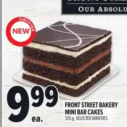 Metro FRONT STREET BAKERY MINI BAR CAKES offer