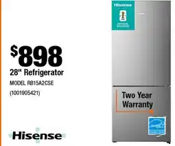 Home Depot 28 Refrigerator offer