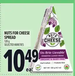Metro NUTS FOR CHEESE SPREAD offer