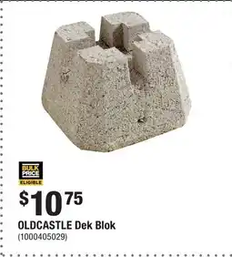 Home Depot OLDCASTLE Dek Blok offer