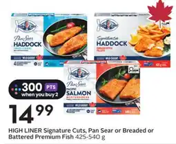 Sobeys Signature Cuts, Pan Sear or Breaded or Battered Premium Fish offer