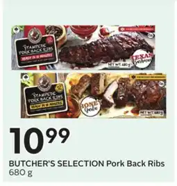 Sobeys Pork Back Ribs offer