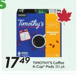Sobeys Coffee K-Cup Pods offer