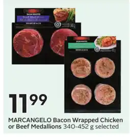 Sobeys Bacon Wrapped Chicken or Beef Medallions offer