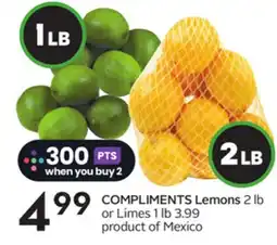 Sobeys COMPLIMENTS Lemons offer