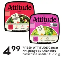 Sobeys Caesar or Spring Mix Salad Kits offer