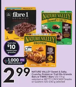 Sobeys Sweet & Salty, Crunchy, Protein or Trail Mix Granola Bars or Bars offer