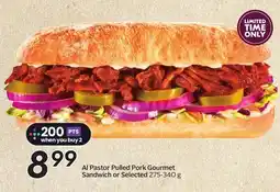 Sobeys Al Pastor Pulled Pork Gourmet Sandwich or Selected offer