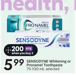 Sobeys Whitening or Pronamel Toothpaste offer