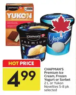 Sobeys Premium Ice Cream, Frozen Yogurt or Sorbet offer