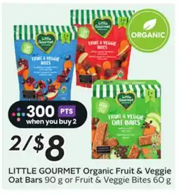 Sobeys Organic Fruit & Veggie Oat Bars offer