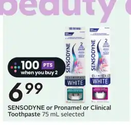 Sobeys Pronamel or Clinical Toothpaste offer