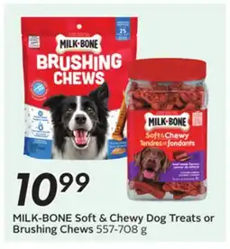Sobeys Soft & Chewy Dog Treats or Brushing Chews offer