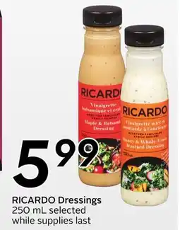 Sobeys Dressings offer