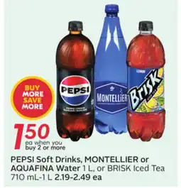 Sobeys Soft Drinks or Water offer