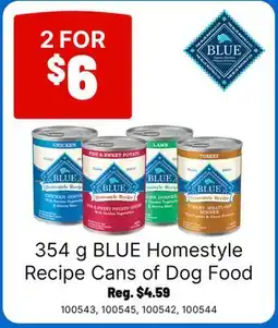 Ren’s Pets Depot BLUE Homestyle Recipe Cans of Dog Food offer