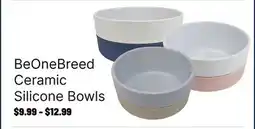 Ren’s Pets Depot BeOneBreed Ceramic Silicone Bowls offer