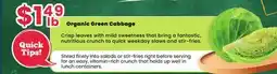 Healthy Planet Organic Green Cabbage offer
