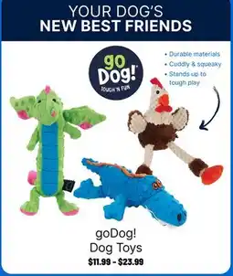 Ren’s Pets Depot goDog! Dog Toys offer