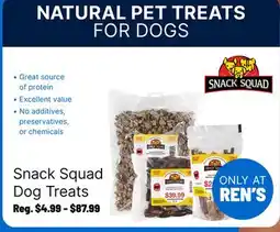 Ren’s Pets Depot Snack Squad Dog Treats offer