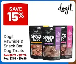 Ren’s Pets Depot Dogit Rawhide & Snack Bar Dog Treats offer