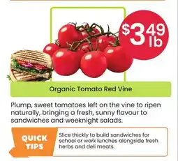 Healthy Planet Organic Tomato Red Vine offer
