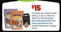 Ren’s Pets Depot Hudson treat (500 g) + any Le Meow & Woof Paw Keychain offer