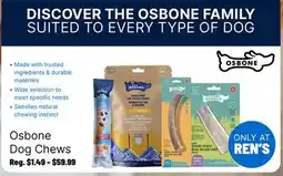 Ren’s Pets Depot Osbone Dog Chews offer