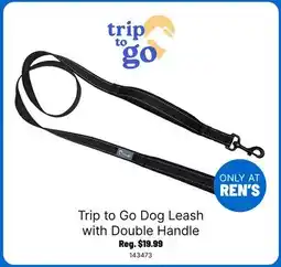 Ren’s Pets Depot Trip to Go Dog Leash with Double Handle offer