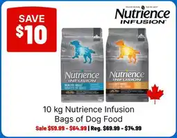 Ren’s Pets Depot Nutrience Infusion Bags of Dog Food offer