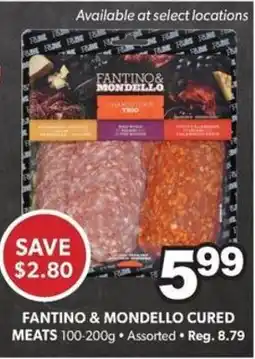 Colemans Fantino & mondello cured meats offer
